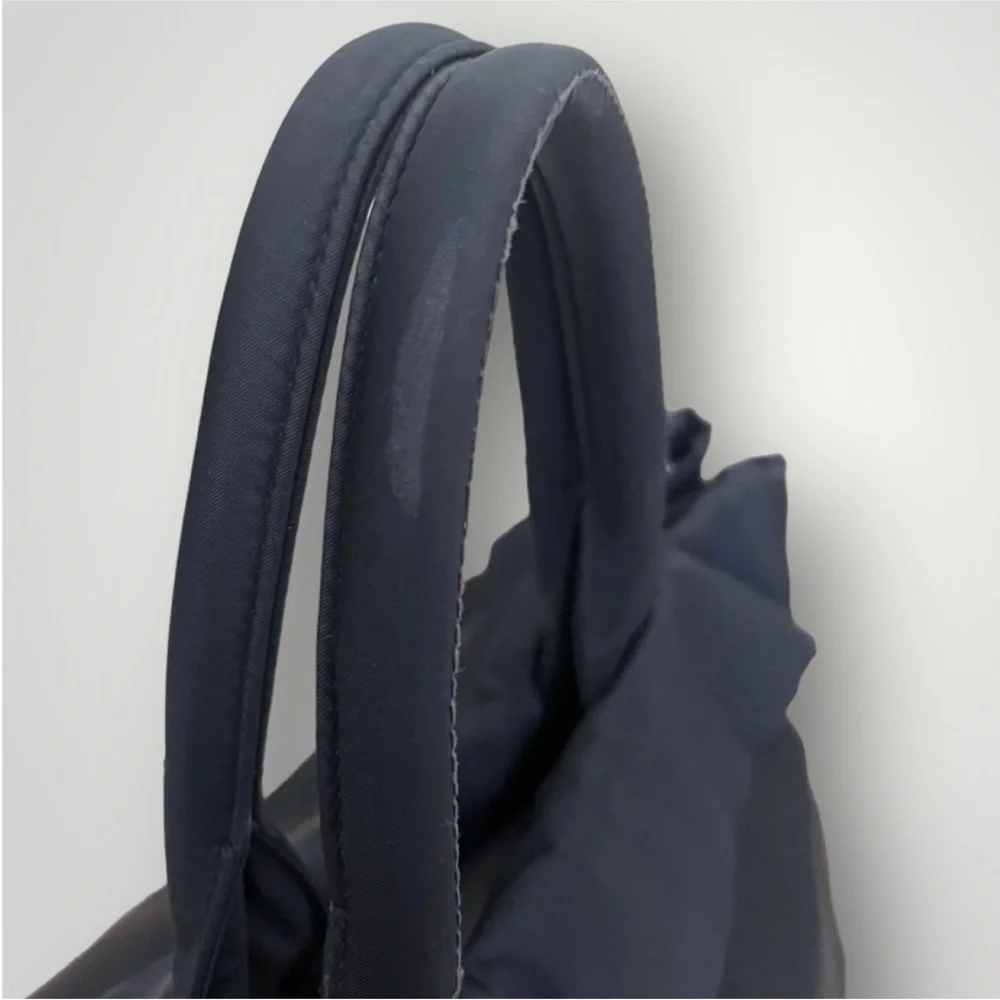 Auth Prada Tessuto Nylon Canapa Bag Large